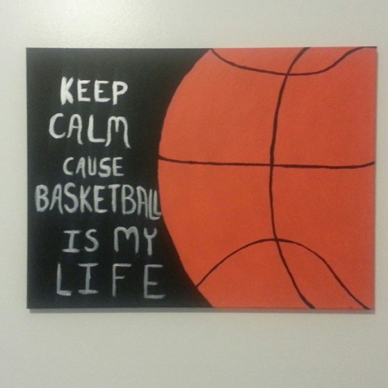 Keep Calm Cause Basketball Is My Life